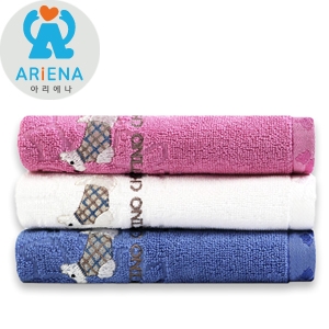 아리에나 발렌티노크리스티 스코티 핸드타올 (30수/60g ) 38x40cm