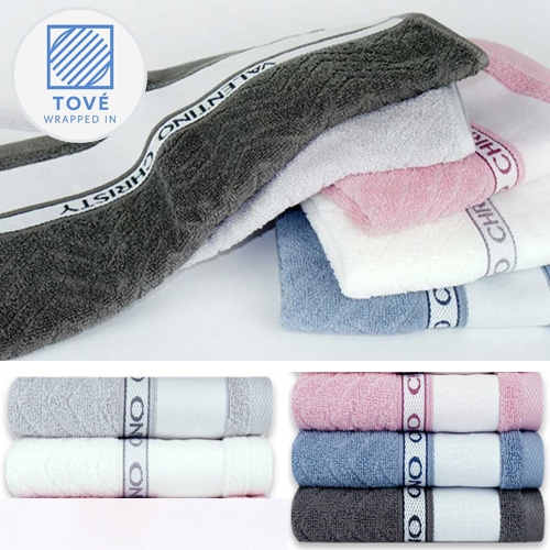 (국산) 토베 해링본 아트 전사타올 ( 30수/120g ) 40x78cm