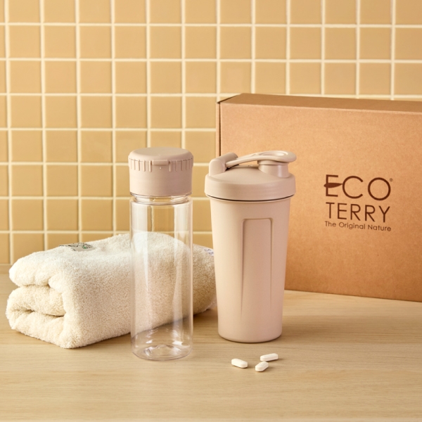 출시예정 ★선주문가능★ (녹색인증)+(친환경) / 친환경타올+녹색인증 얄약뚜껑보틀+녹색인증 쉐이크텀블러 / 나무소재 숨텀블러 쉐이크텀블러 /, 녹색인증보유 탄소중립