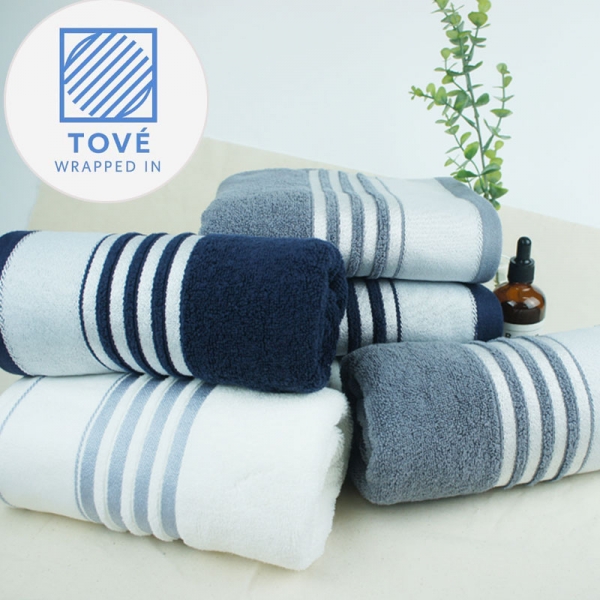 (국산) 토베 심플리 포라인 전사타올 (30수/180g) 40x80cm