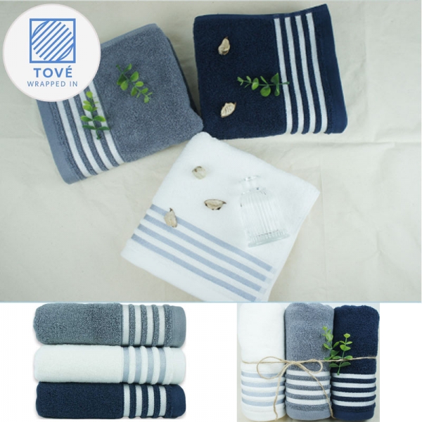 (국산) 토베 심플리 포라인 세면타올 (30수/180g) 40x80cm