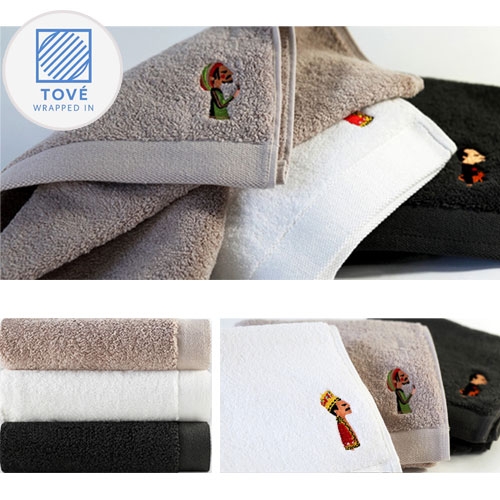 (국산) 토베 킹앤킨 세면타올 (30수/170g) 40x80cm