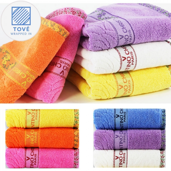 (국산) 토베 플로레타 세면타올 (30수/150g) 40x80cm