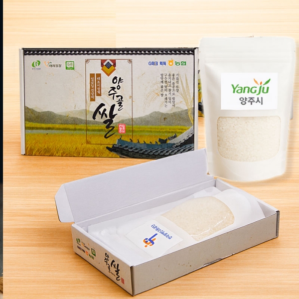 내맘대로스티커 경기도 양주 농협 미곡처리장 어하둥둥 양주골 쌀 선물세트 1P