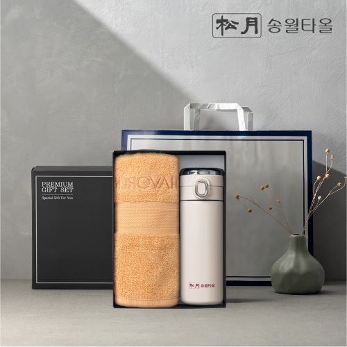 송월 프리미엄 선물 세트 (샤보렌 식스40 + 원터치텀블러 420ml)