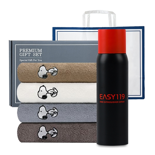 송월 프리미엄 선물 세트 (스누피 리버40 + 소화기)