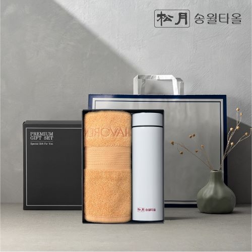 송월 프리미엄 선물 세트 (샤보렌 식스40 + 스마트온도텀블러 500ml)