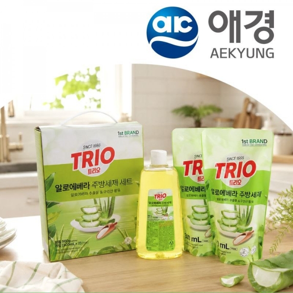 (특판상품 문의) ㈜애경] 알로에베라 주방세제3종세트
