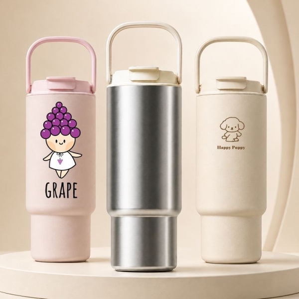 루프핸들 316스텐 듀얼캡 진공텀블러 1000ml