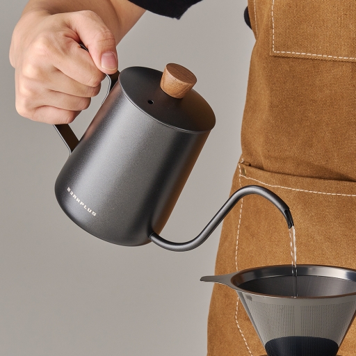 90도 물조절 NO연마제 핸드드립 주전자 드립포트 600 블랙