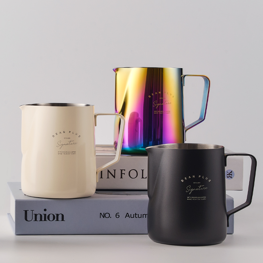 라떼아트 스팀피쳐 눈금형 600ml (컬러 2종)