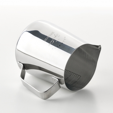 라떼아트 스팀피쳐 눈금형 스텐 350ml