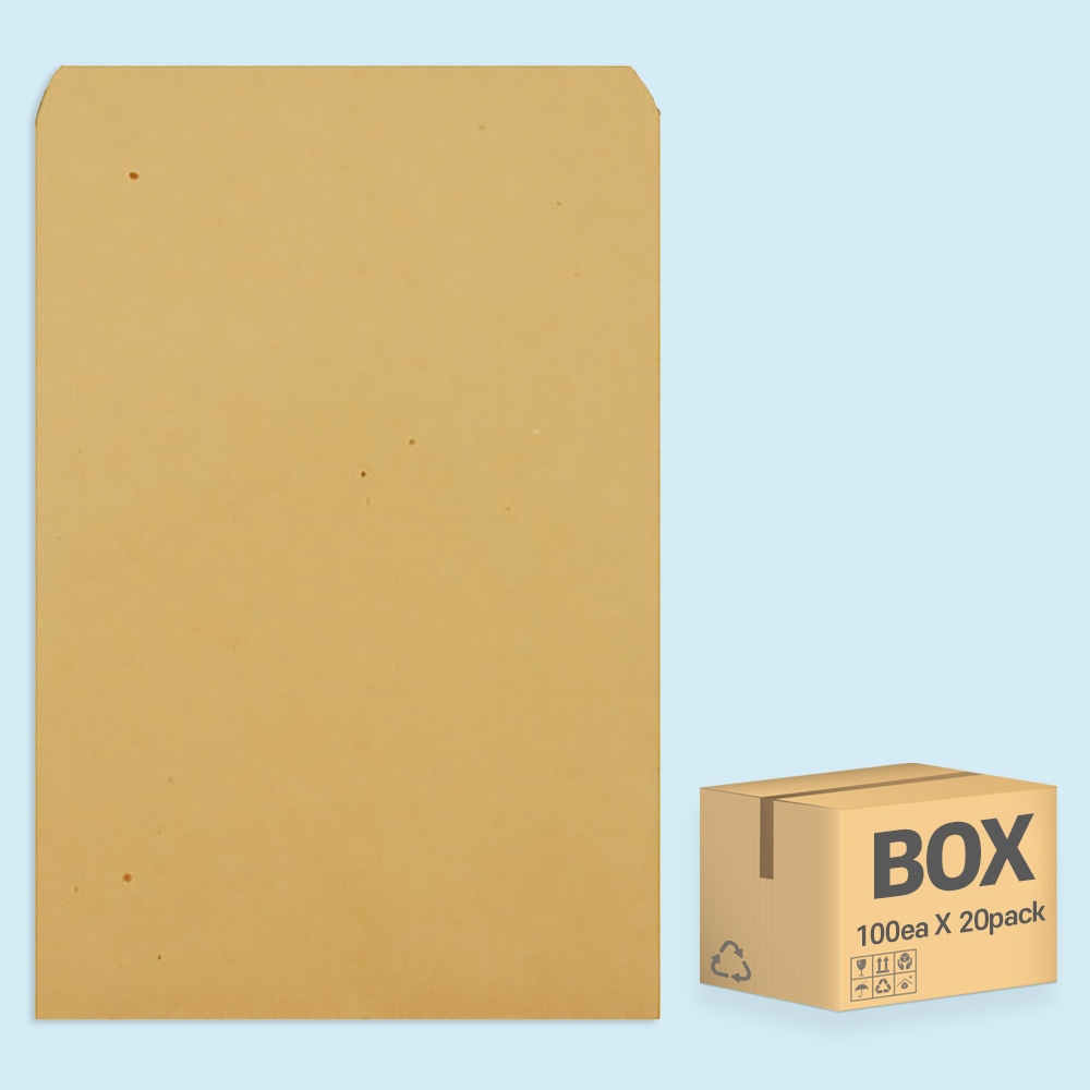 양면 각대봉투 A4 크라프트 봉투 100매x20속 한박스 (2000매)