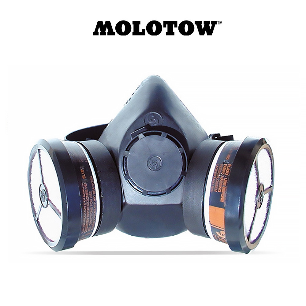 모로토우 스프레이 블랙 마스크 A1-P1 filter Black mask