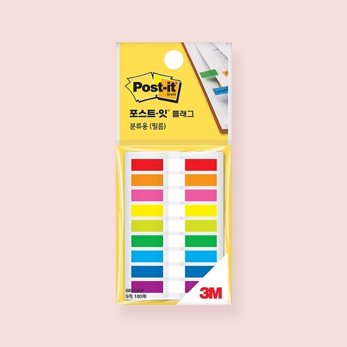 3M 포스트잇 플래그 분류용 필름 683-9KP, 44mmx12mm