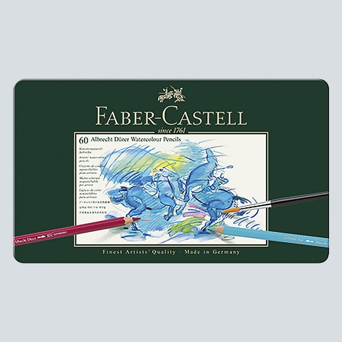 파버카스텔 알버트 뒤러 전문가용 수채색연필 60색 틴케이스 (117560)