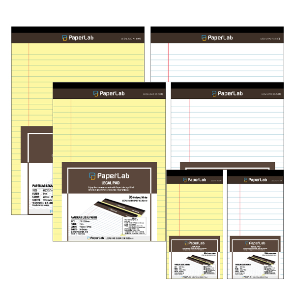 페이퍼랩리갈패드 / A4,B5,mini 중 선택 / 50매