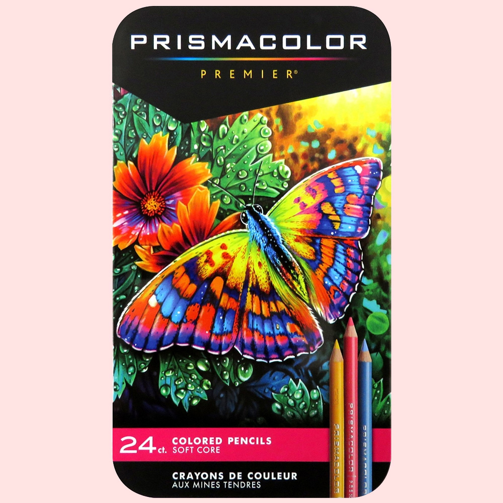 프리즈마 유성색연필 24색 SF03597 입시 미술 전문가용 색연필