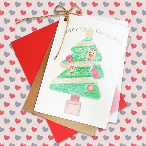크리스마스카드 그리기세트 DIY 물감세트 수제 카드만들기 학교 유치원 방과후 수업