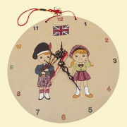 우드아트시계 영국 전통의상 DIY시계만들기 무소음 무브먼트 건전지포함