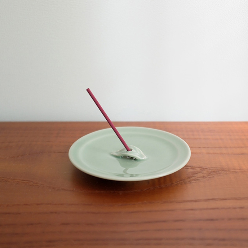 Green Leaf Incense Holder