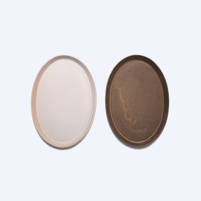 Flat Oval Plate L