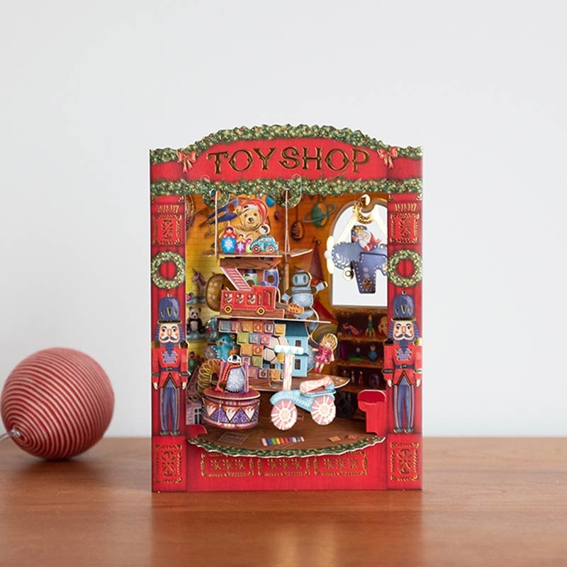 Christmas Toy Shop Swing Card