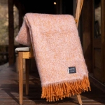 REVONTULI Mohair Blanket - Rust Rose