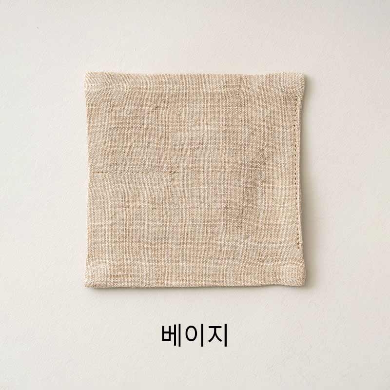 리넨 코스터 L