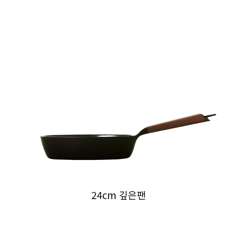 주물 법랑 24cm 깊은 프라이팬