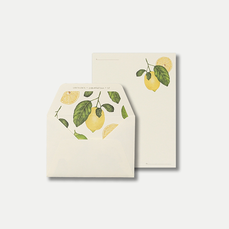 Letter Set -  Lisbon Lemon