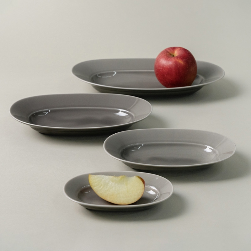 Oval Plate - Mist Beige