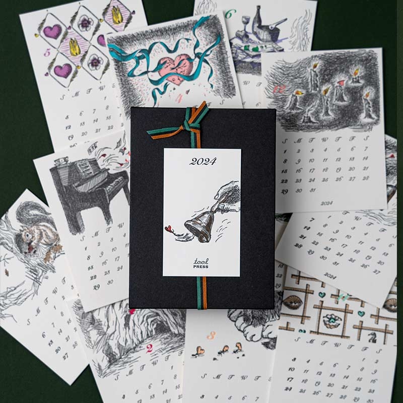 [2024 달력] 2024 Letterpress Calendar