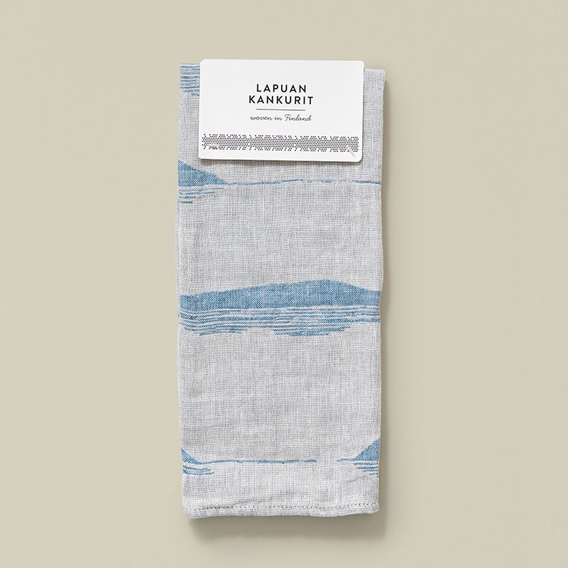 MERELLÄ Towel - Rainy Blue