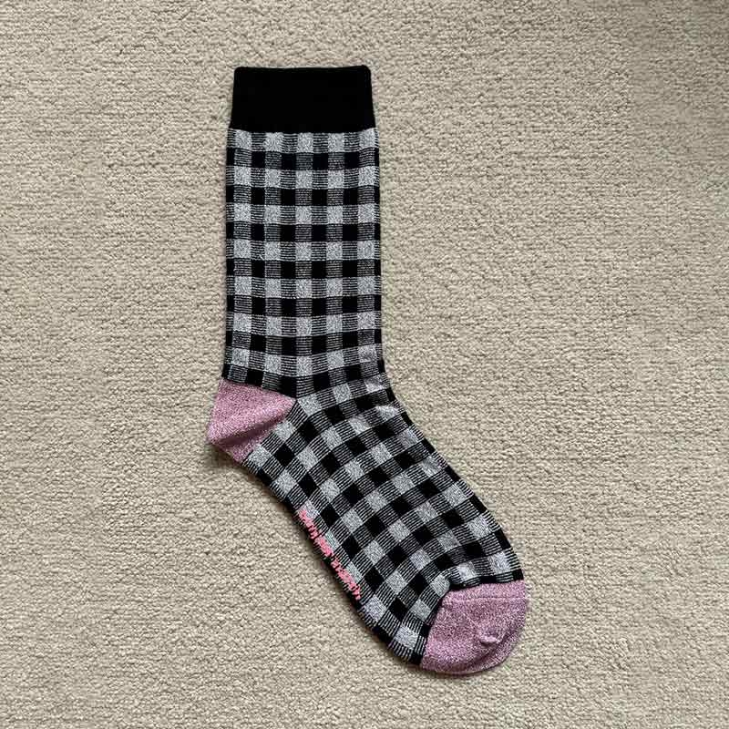 Glitter Check Socks 4종