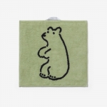 Huggy Bear Hand Towel - Olive