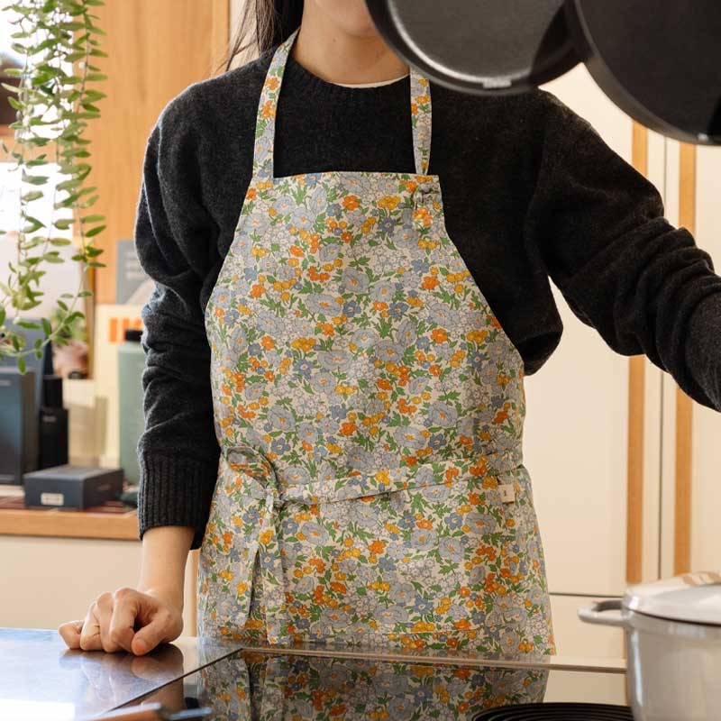 패턴 앞치마 - 플라워