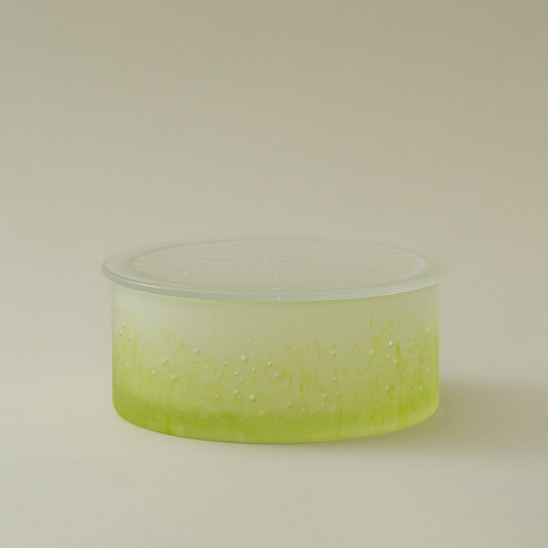 유리공기 원형합 S - 연두