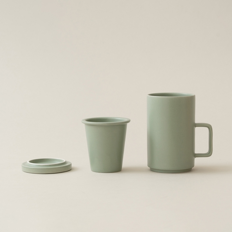티 머그 - 세이지 그린