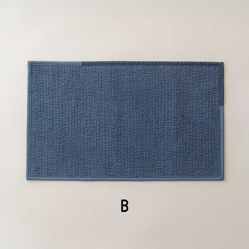 누비 티매트 - 네이비