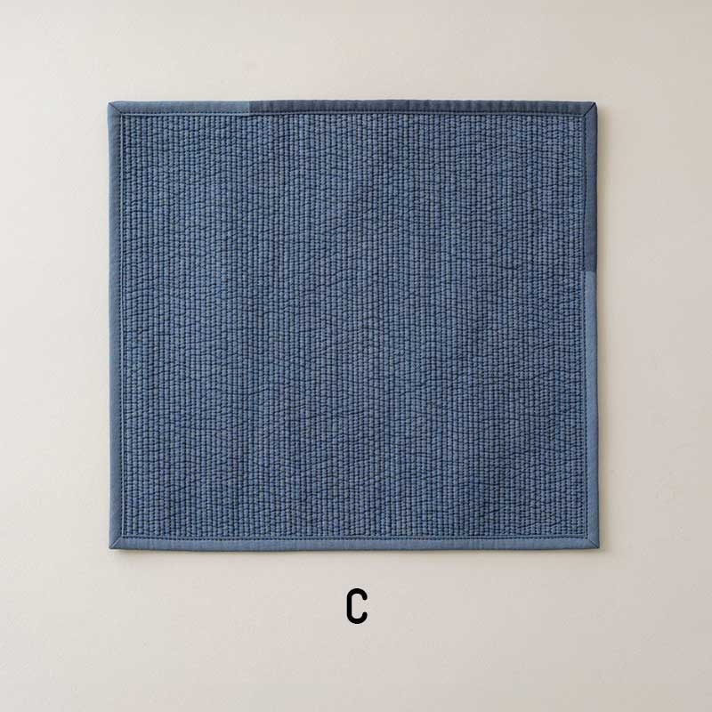 누비 티매트 - 네이비