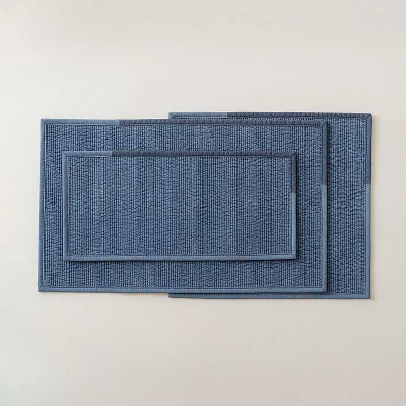 누비 티매트 - 네이비