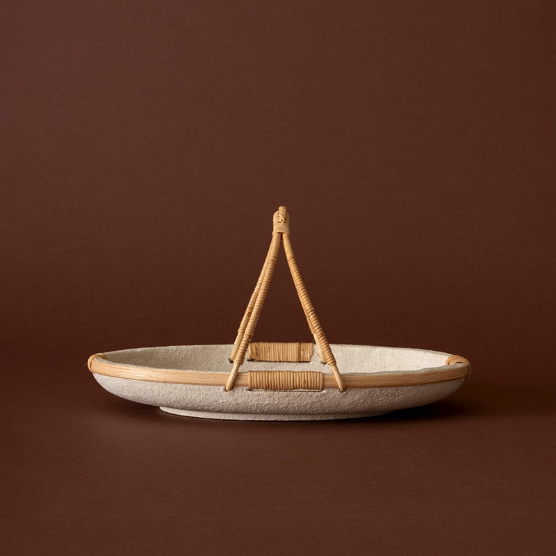 오벌 손잡이 바구니