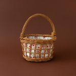 홍등 원형 손잡이 바구니