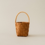 뿌리 줄기 미니 핸들 바스켓