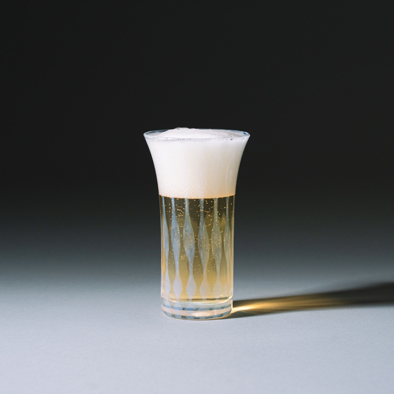 Taisho Roman Beer Glass - Stripe
