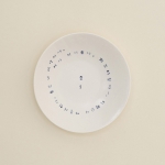 들 - 백자 원형 접시