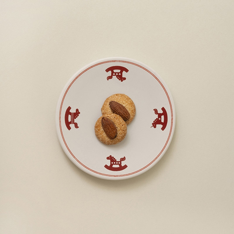 원형 다식 접시 - 병오년 에디션
