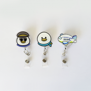 에부리&러부리 사원증 릴홀더