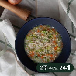 얌이밀 이유식 중기 2단계 죽 정기식단 2주(12일) 200gx24개